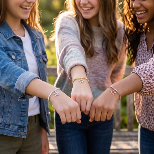 BFF Beaded Charm Bracelet