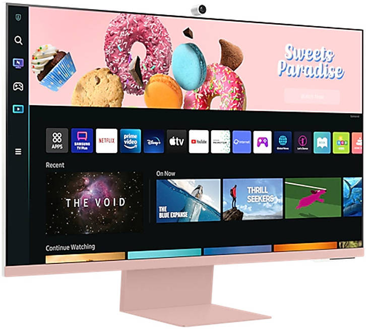 Smart Monitor - 32" LS32BM80P Flat, UHD, Smart TV, Camera, IoT Hub, Workspace, Apple Airplay