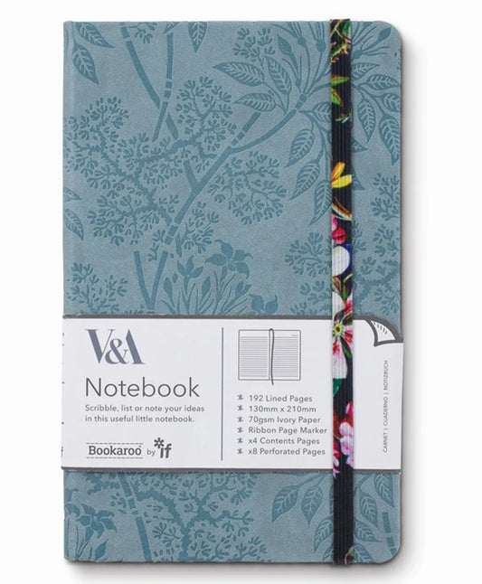 V&A Bookaroo (A5) Journal - Kilburn Black Floral
