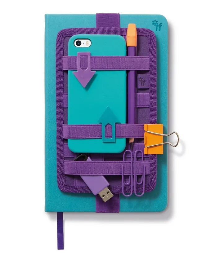 Bookaroo Notebook Tidy - Purple