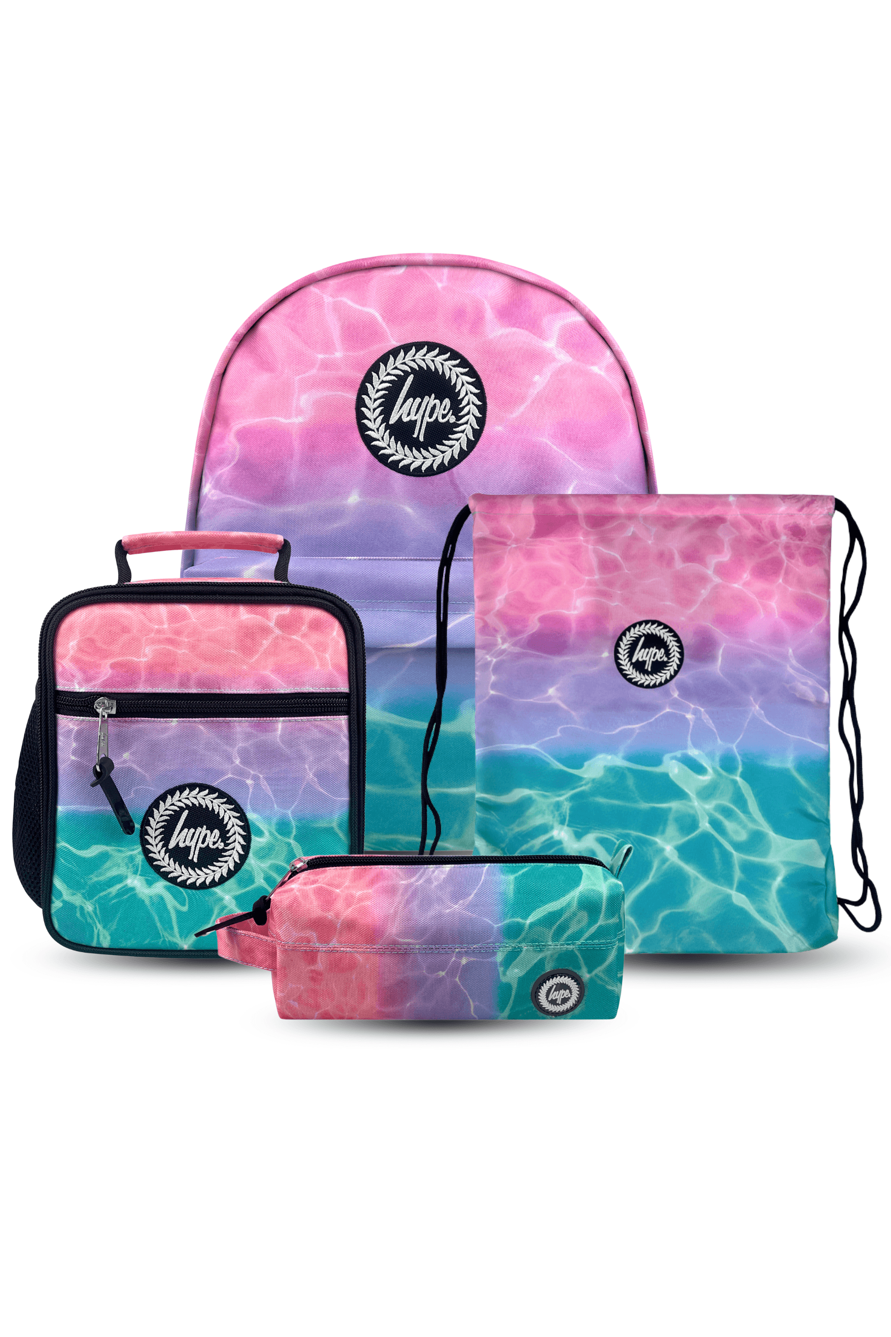Pool Hype Children's Backpack 4-in-1 School Set Pink