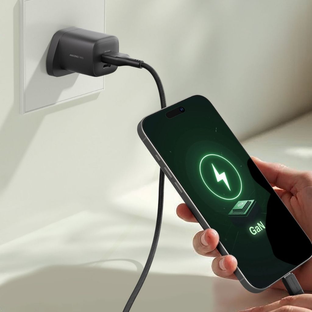 At Thunder Gan 33W 2-Ports 1A+1C Wall Charger
