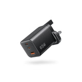 At Thunder Pro Gan 65W 3-Ports 1A+2C Wall Charger