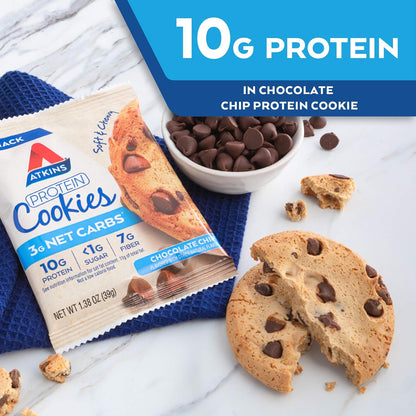 Chocolate Chip Protein Cookies (Pack of 4 Cookies)
