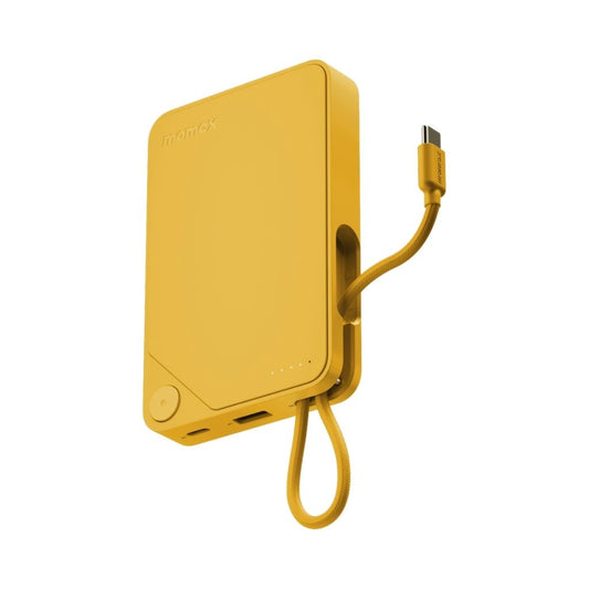 Momax 1-Power X 10000 mAh Power Bank With Built-In Usb-C Cable