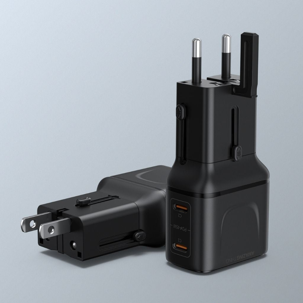 At Explorer Pro 45W Max 2C Ports Travel Charger