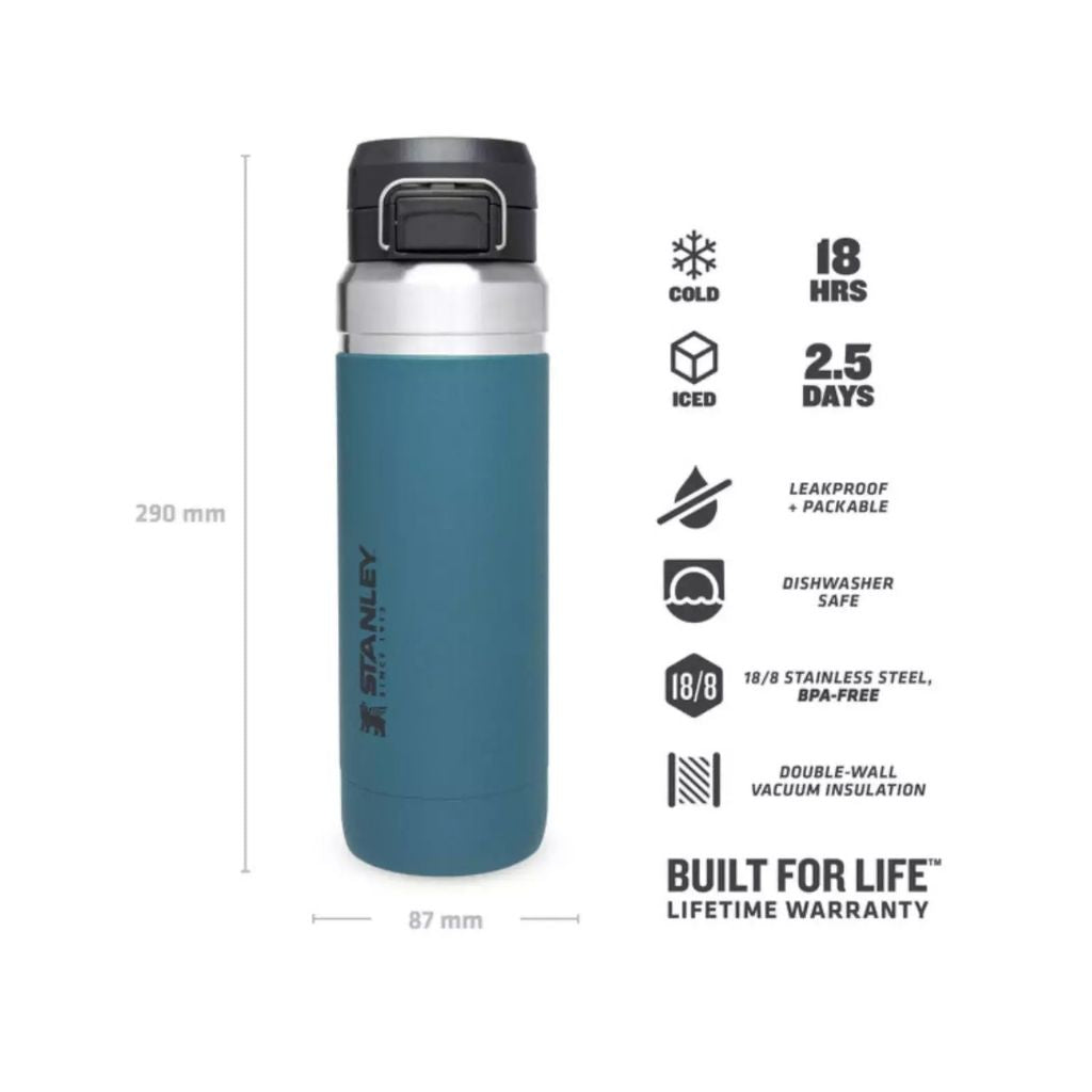 Quick Flip Water Bottle 1060 ml / 36 oz - Lagoon
