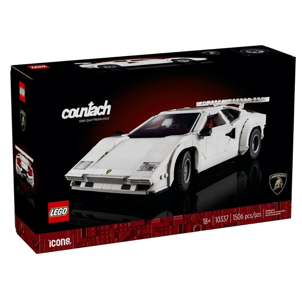LEGO Icons Lamborghini Countach 5000 Quattrovalvole 10337