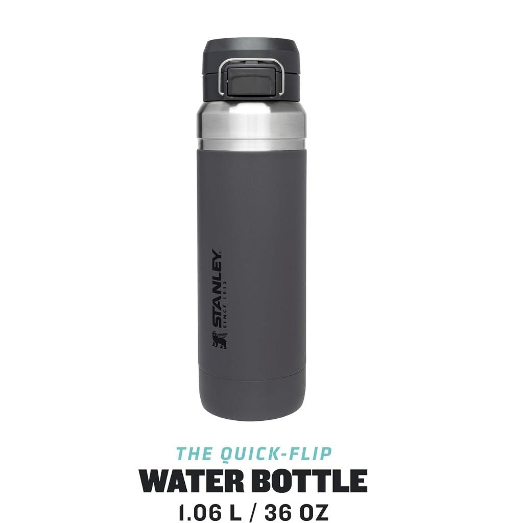 Quick Flip Water Bottle 1060 ml / 36 oz - Charcoal