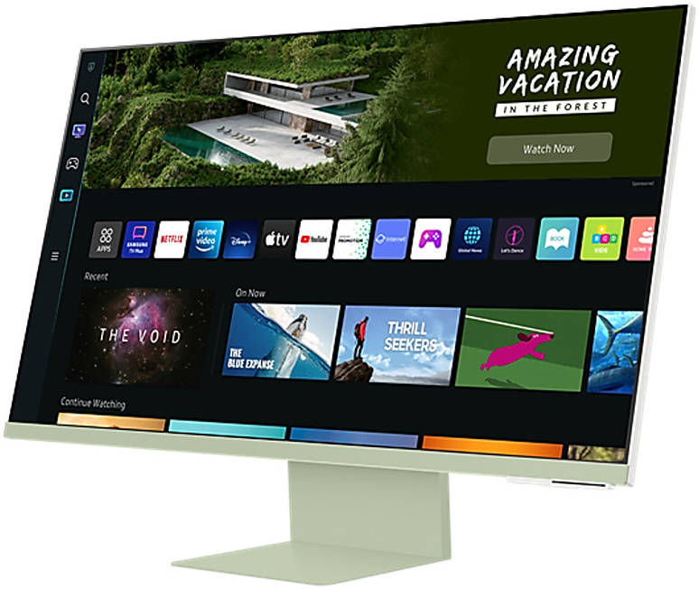 Samsung Smart Monitor Watch, work and chat – all without connecting a separate PC