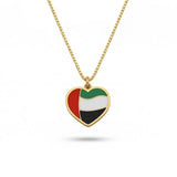 Love UAE Heart Necklace
