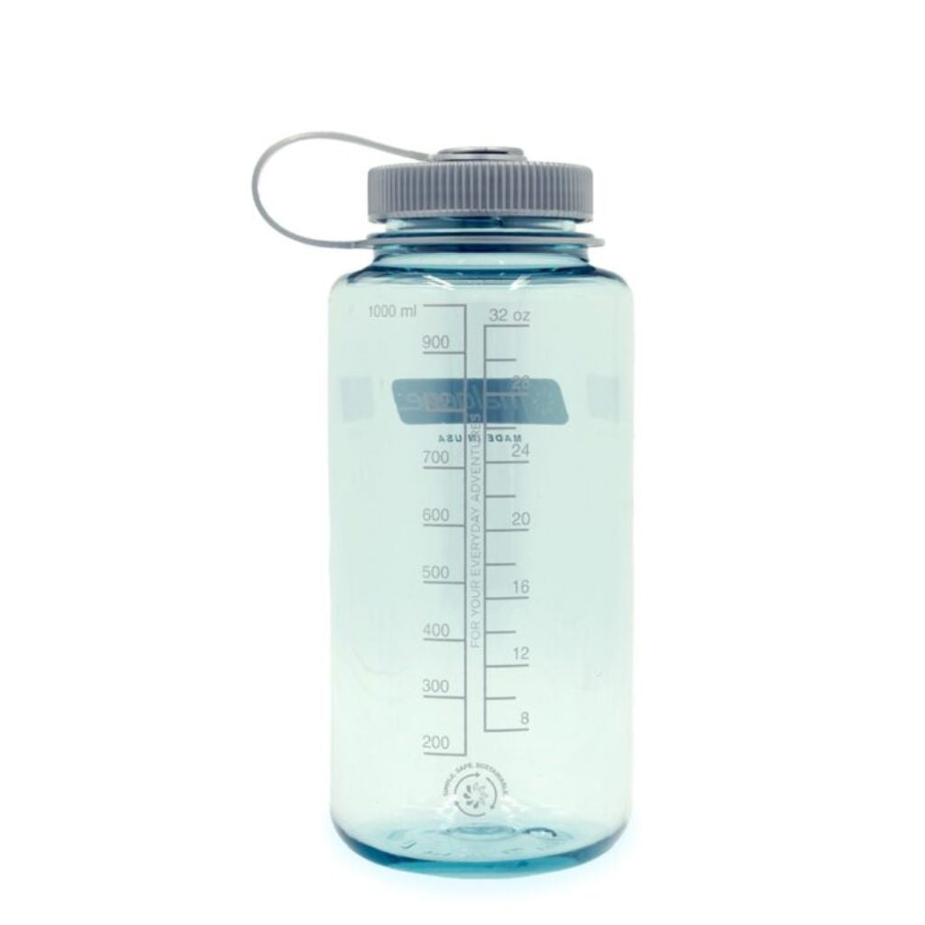 Nalgene Sustain Wide Mouth BPA-Free Leak-Proof Water Bottle - 32oz - Seafoam