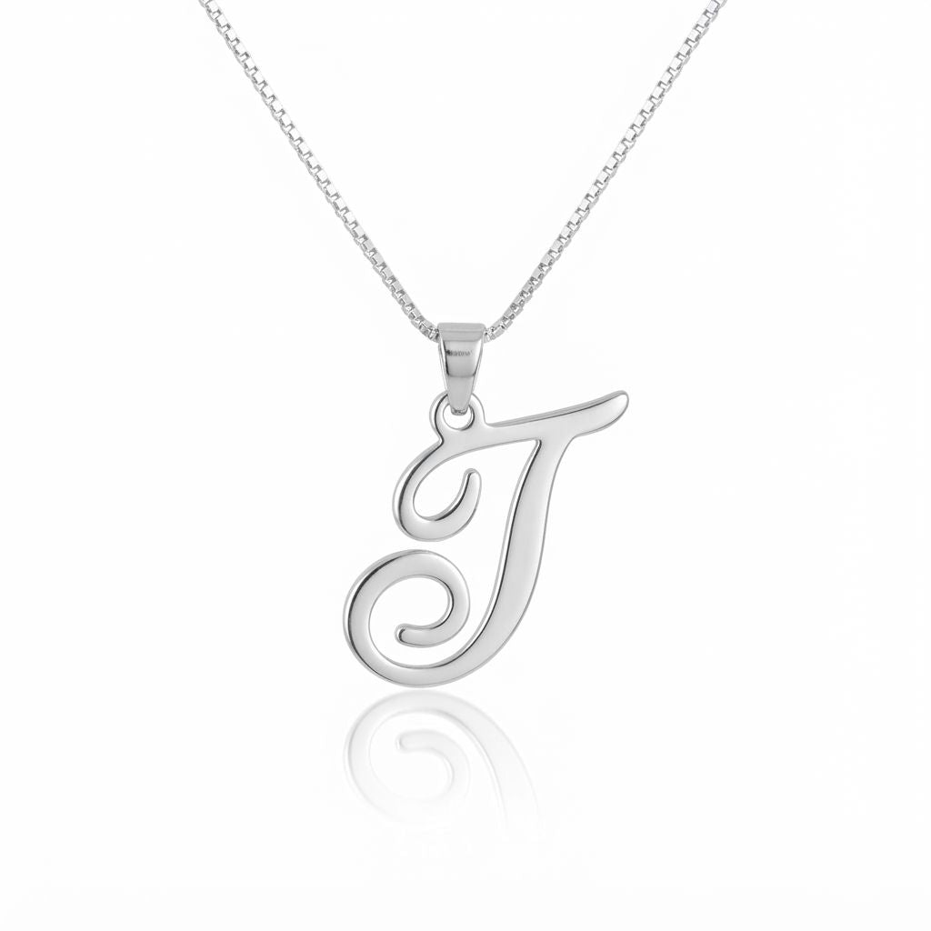 Signature Initial Pendant Necklace