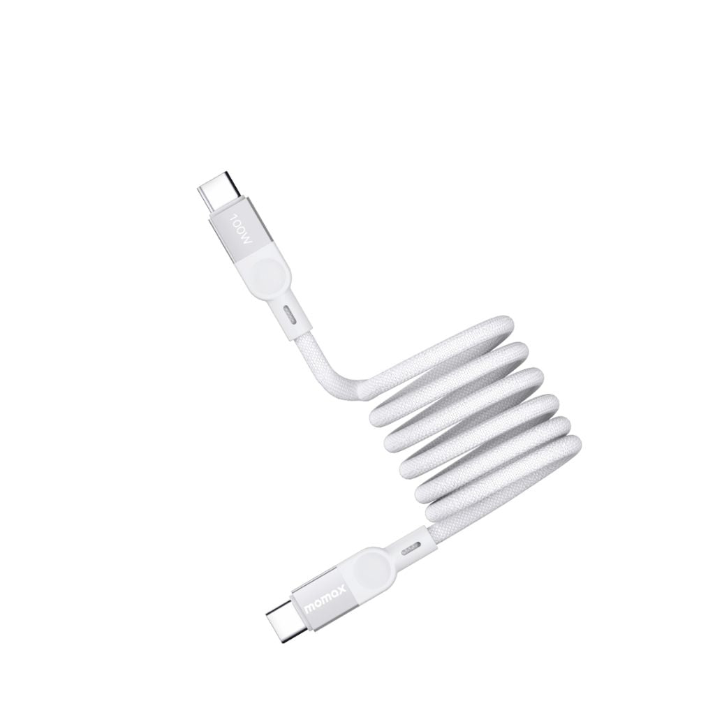 Momax Elite Mag Link 100W USB-C To USB-C Magnetic Cable 1M