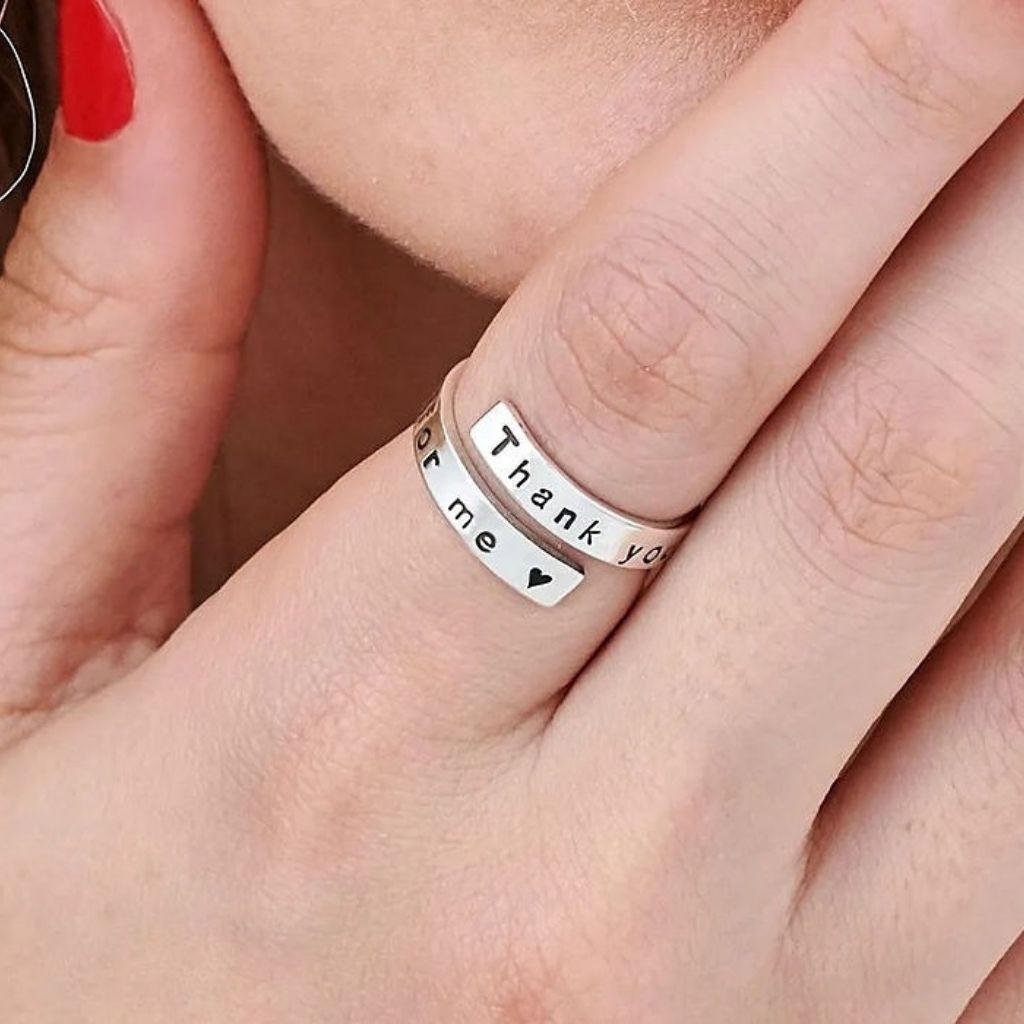 Engraved Wrap Ring