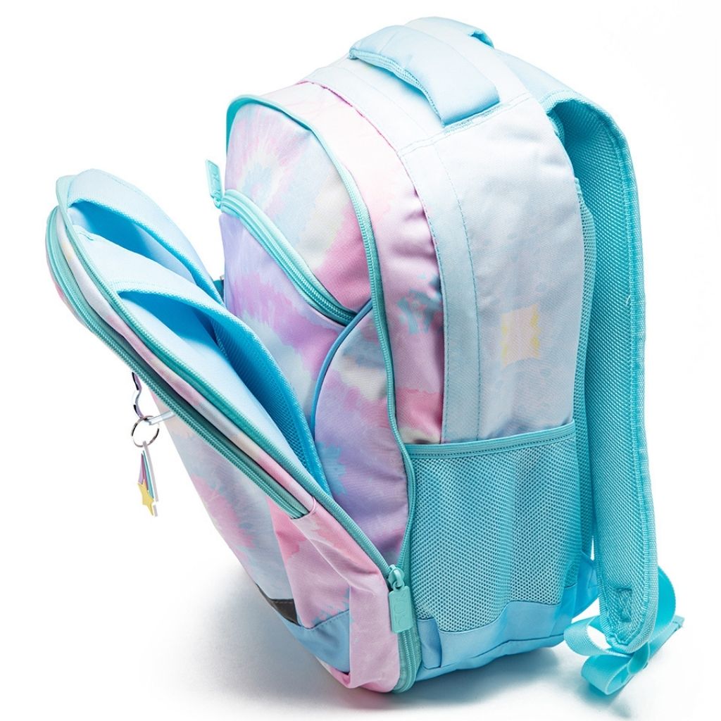 YOLO Duo Backpack Set – Graffiti & Tie-Dye Matching Backpacks for Him & Her