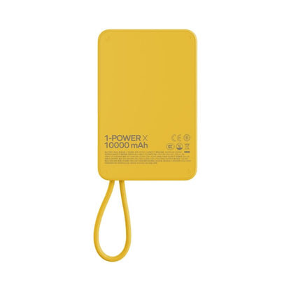 Momax 1-Power X 10000 mAh Power Bank With Built-In Usb-C Cable