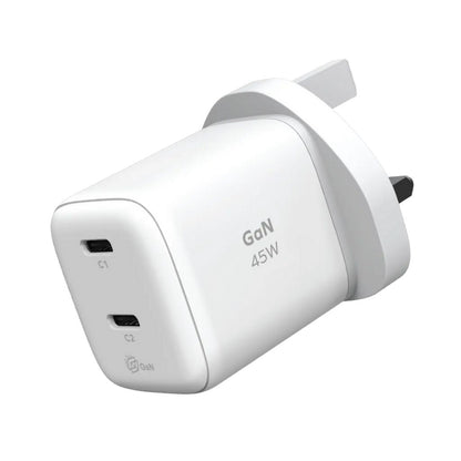 Momax 1-Charge 45W 2-Port GaN Charger 2X USB-C