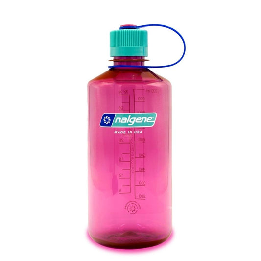 Nalgene 32 oz Narrow mouth Sustain Water Bottle - Electric Magenta