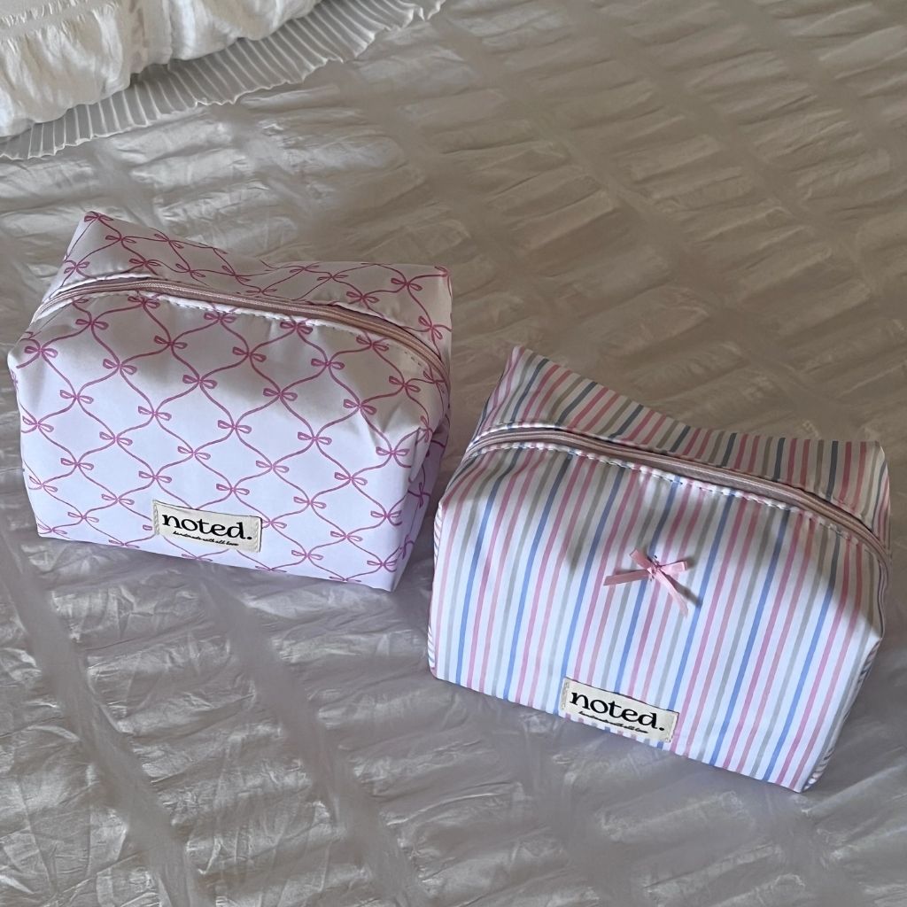 Candy Pastel Stripe Pouch