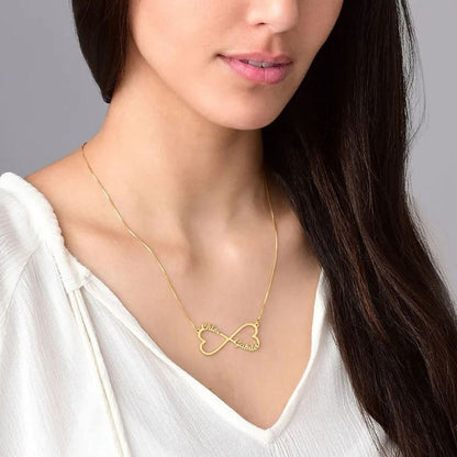 Heart Infinity Necklace