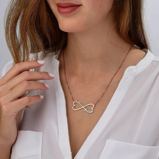 Heart Infinity Necklace
