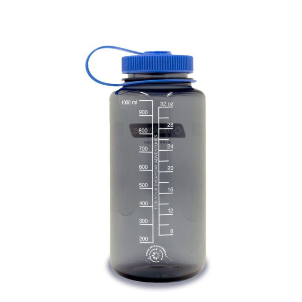Nalgene Sustain Wide Mouth BPA-Free Leak-Proof Water Bottle - 32oz - Gray