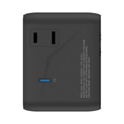 Momax 1-World2 45W 5 Port Dual AC Travel Adaptor