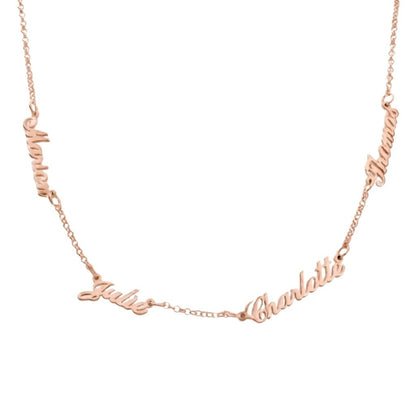 Classic Multi Name Necklace