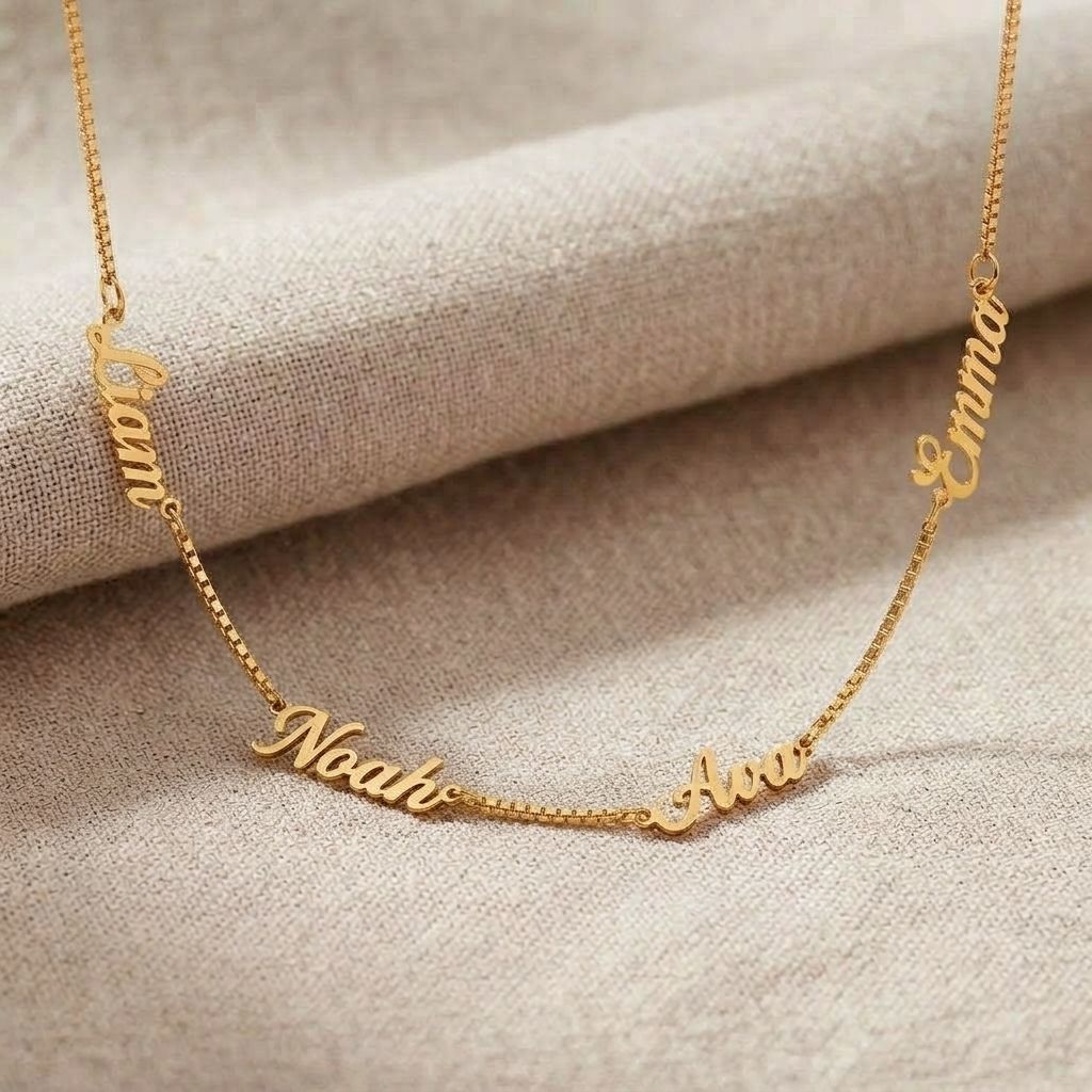 Classic Multi Name Necklace