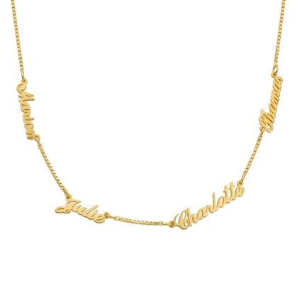 Classic Multi Name Necklace