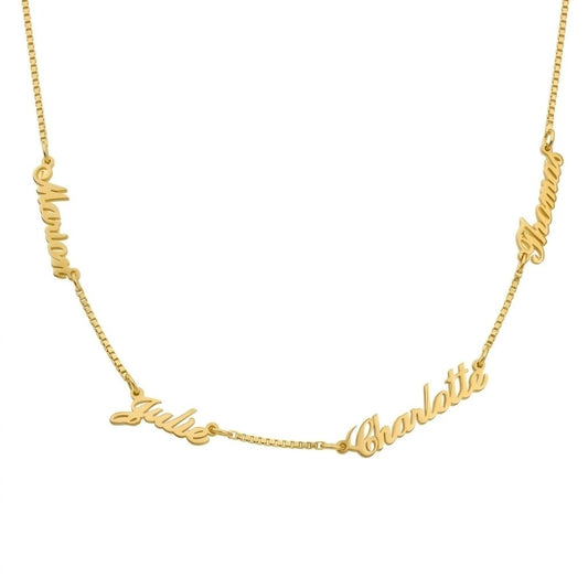 Classic Multi Name Necklace
