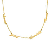 Classic Multi Name Necklace