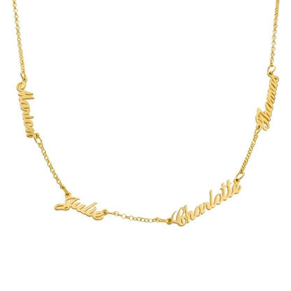 Classic Multi Name Necklace