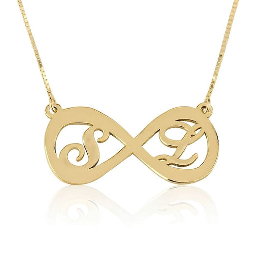Infinity Initials Forever Necklace