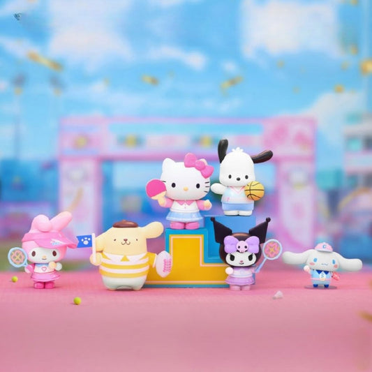 Top Toy Sanrio Vibrant Sports Meeting Series Figures Blind Box