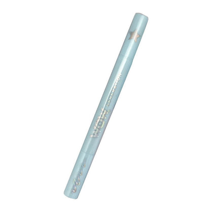 Light blue eyeliner pencil on a white background