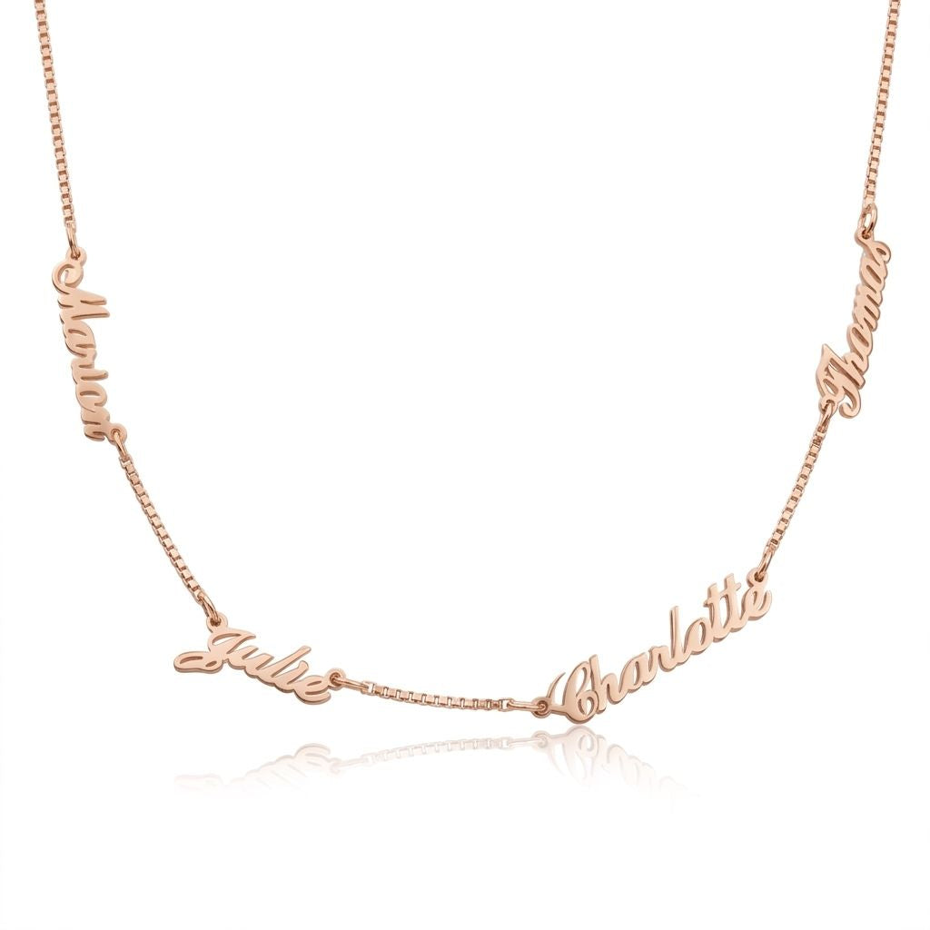 Classic Multi Name Necklace