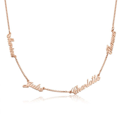 Classic Multi Name Necklace