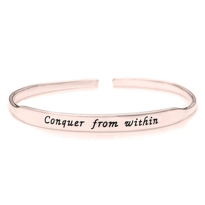 Inspirational Engraved Bangle