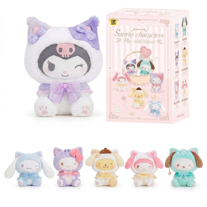 Top Toy Sanrio Play with Kittens Plush Pendant Blind Box