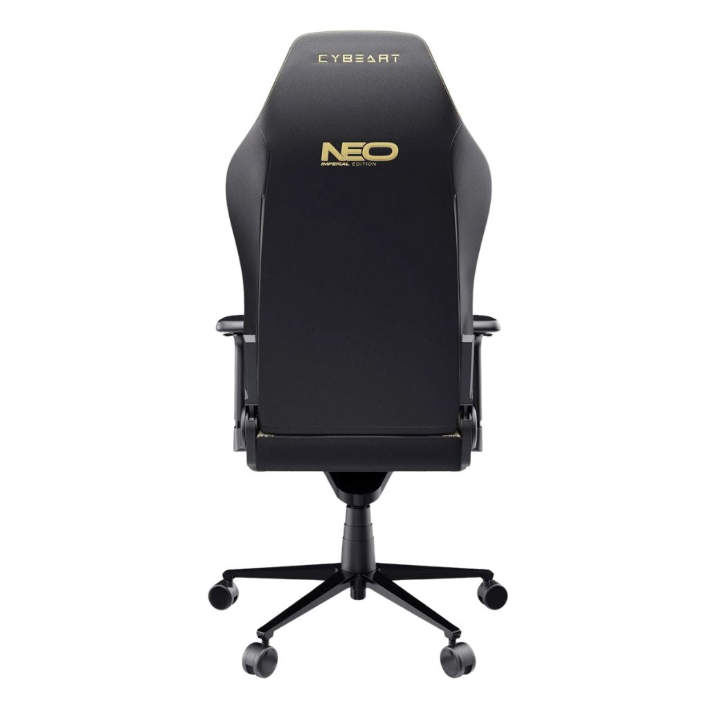 Black gaming chair with 'Cybeart' branding on a white background