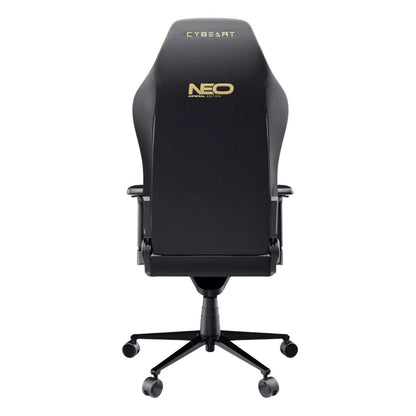 Black gaming chair with 'Cybeart' branding on a white background