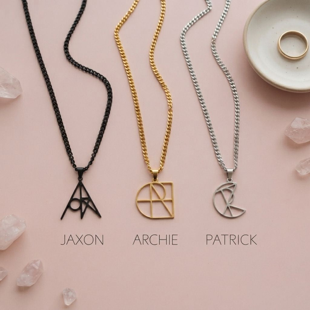 Signature Monogram Necklace