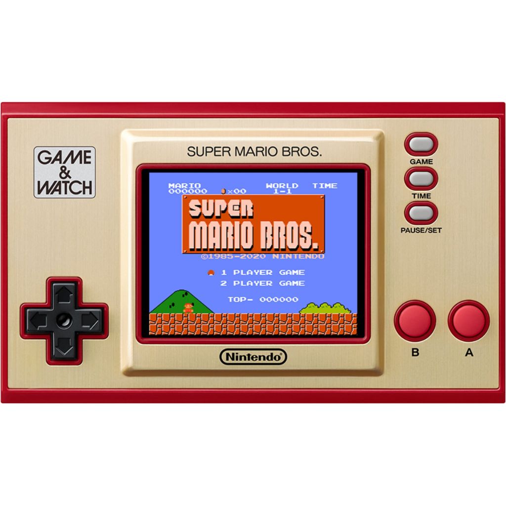 Nintendo Game & Watch with Super Mario Bros. on screen