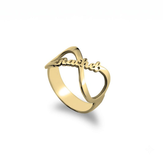 Personalised Infinity Name Ring