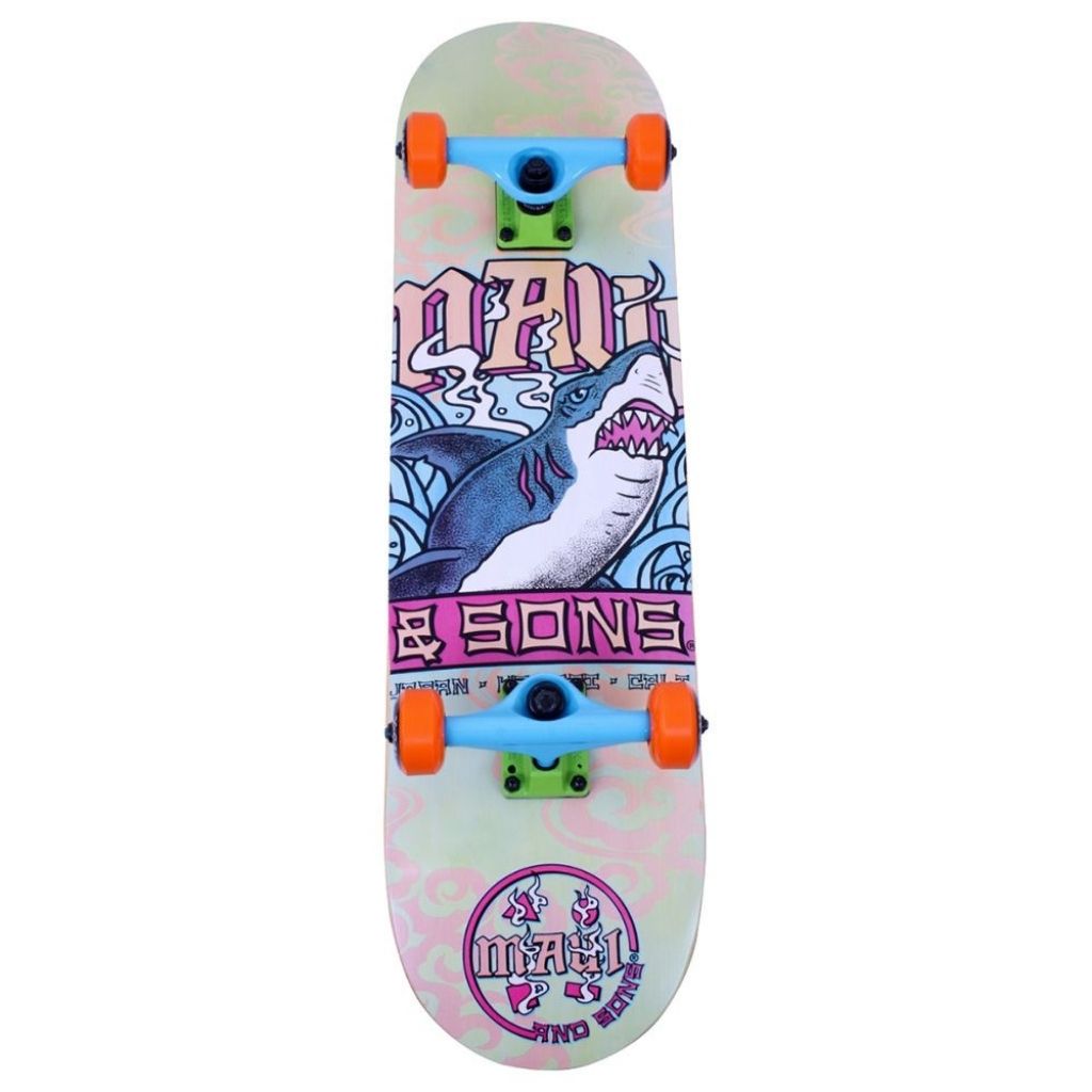 Maui and Sons - Haiku Shark Traditional Skateboard 31-inch