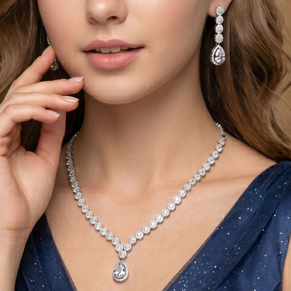 Diamond Dream Necklace And Earrings Set
