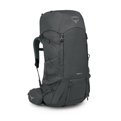 Gray Osprey backpack on a white background