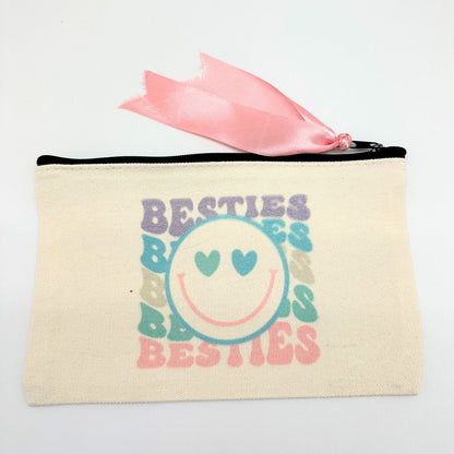 Personalized Canvas Cosmetic Pouches